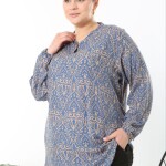 Tunikteks Dokuma viskon pamuklu yumuşak kumaş rahat kesim Tunik