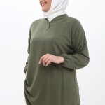 TUNİK Belmando Viskon Yumuşak Kumaş Pamuklu Dokuma Rahat Tunik
