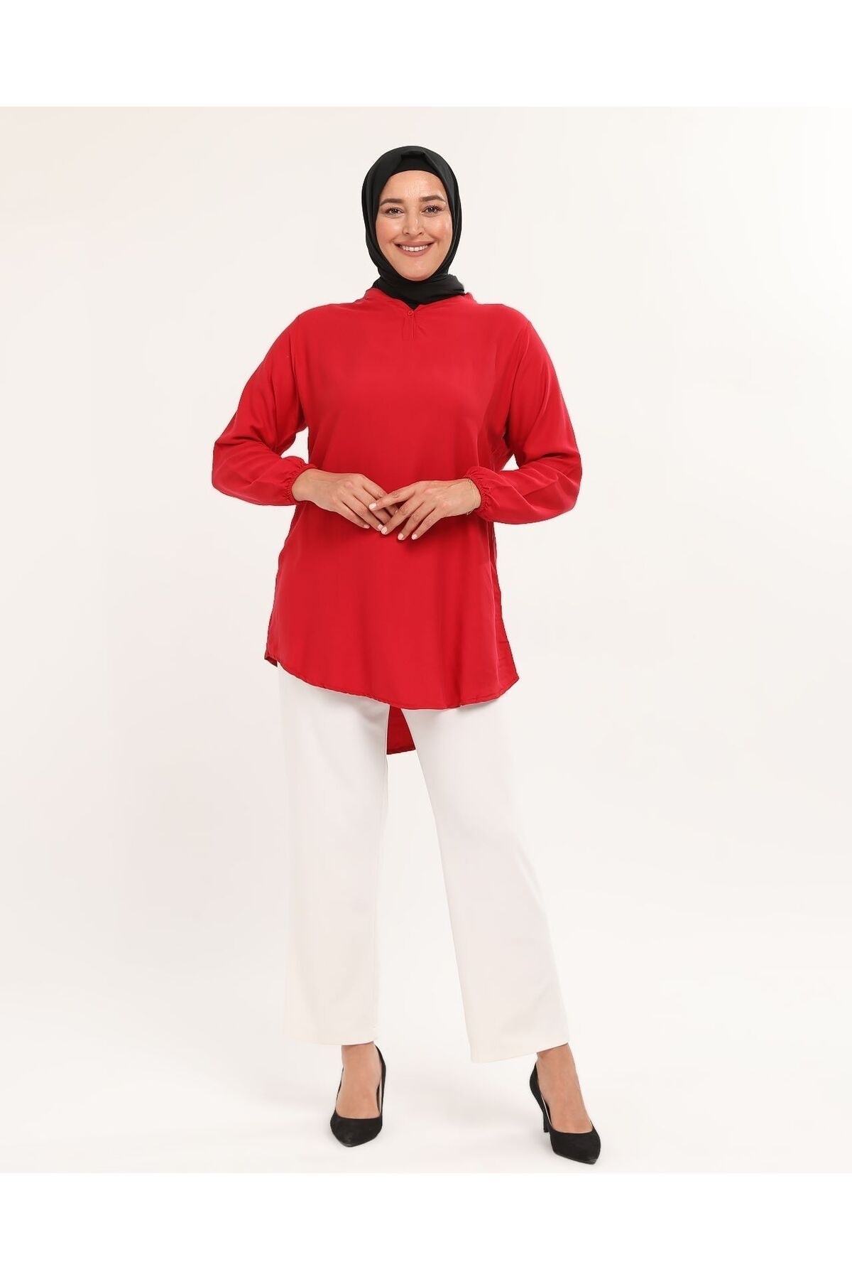 Dokuma Viskon Yumuşak Kumaş Tunik