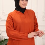 TUNİK Dokuma Viskon Yumuşak Kumaş Tunik